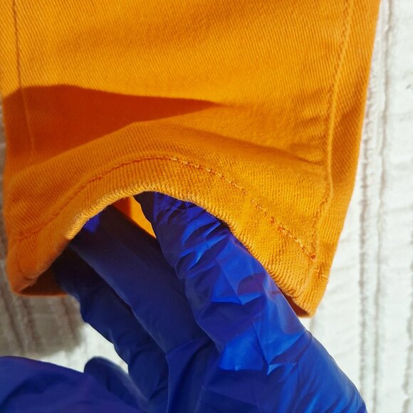 Emperial Orange Ripped Skinny Women's Jeans Size 5 Size S. - Picture 4 of 17